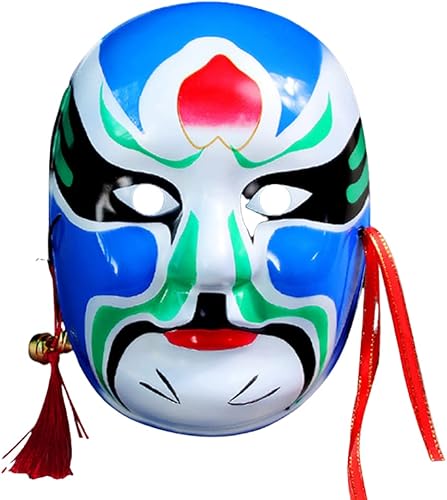 Miniatura 5 de DIKIMO Máscara de la ópera de Beijing, máscara de cosplay, disfraz de Halloween, accesorios para fiestas