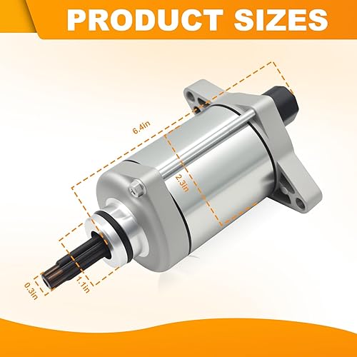 Miniatura 3 de Reemplazo del motor de arranque para Honda Rancher 420 TRX420 TRX420FE TRX420FM TRX420FA TRX420TE TRX420TM # 31200-HP5-601 31200HP5-601 SM18 Starter