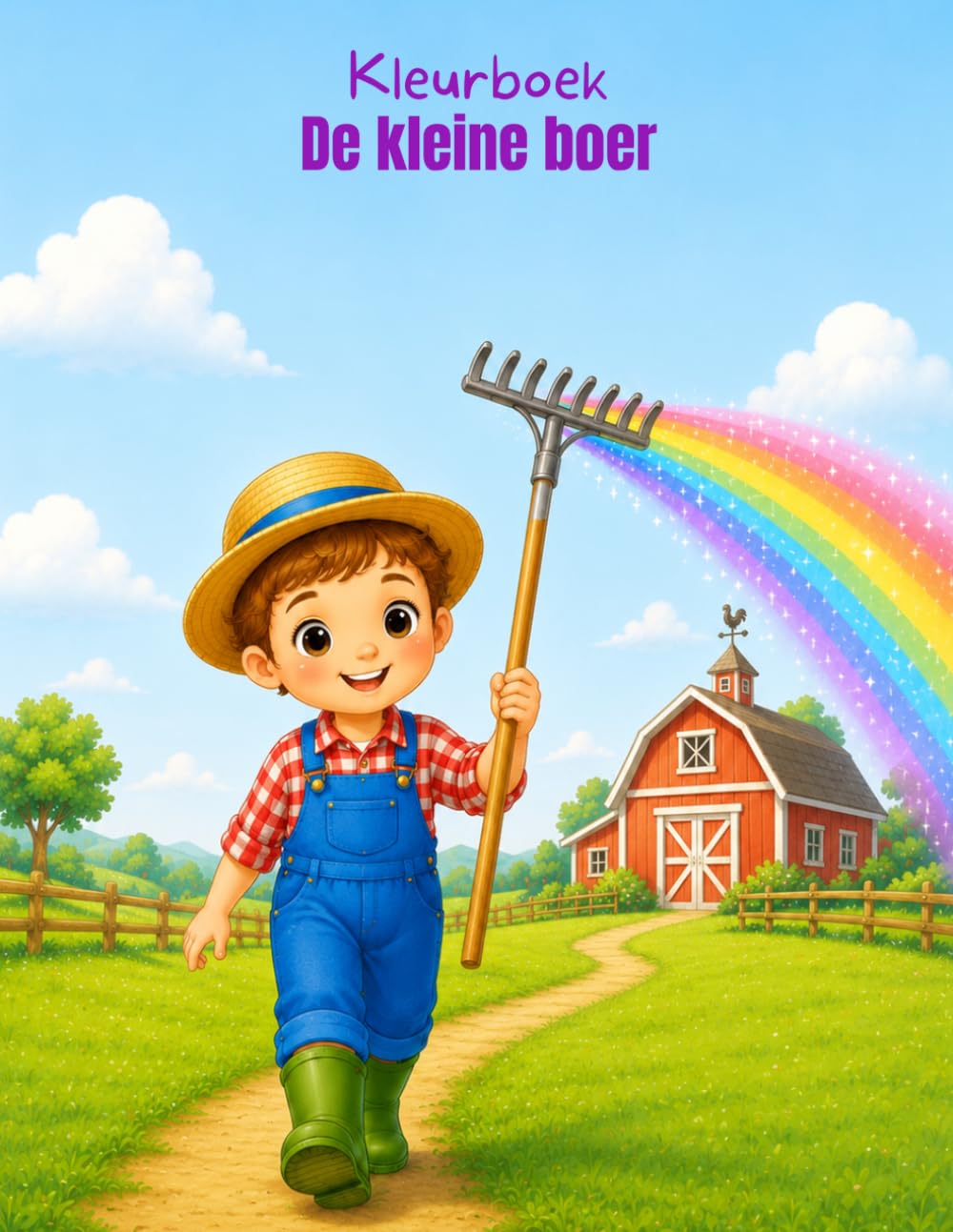 Kleurboek de kleine boer: Kleurboek voor kinderen van 3-6 jaar (Kleine avonturen)