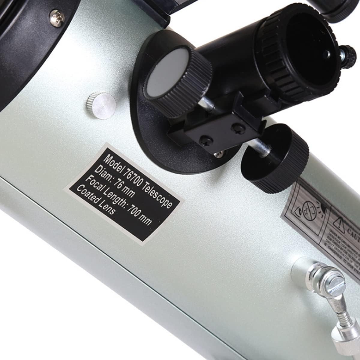 Astronomical Telescope High-Definition Large-Aperture Telescope Suitable for Adult Beginners (Color : Silver, Size : One Size)