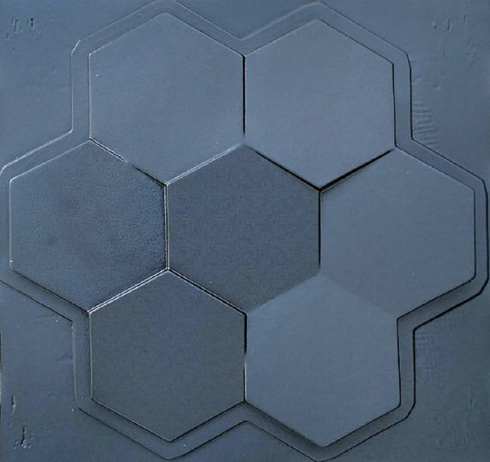 Plastic mold for 3d decor wall panels #102, for plaster (gypsum) or concrete