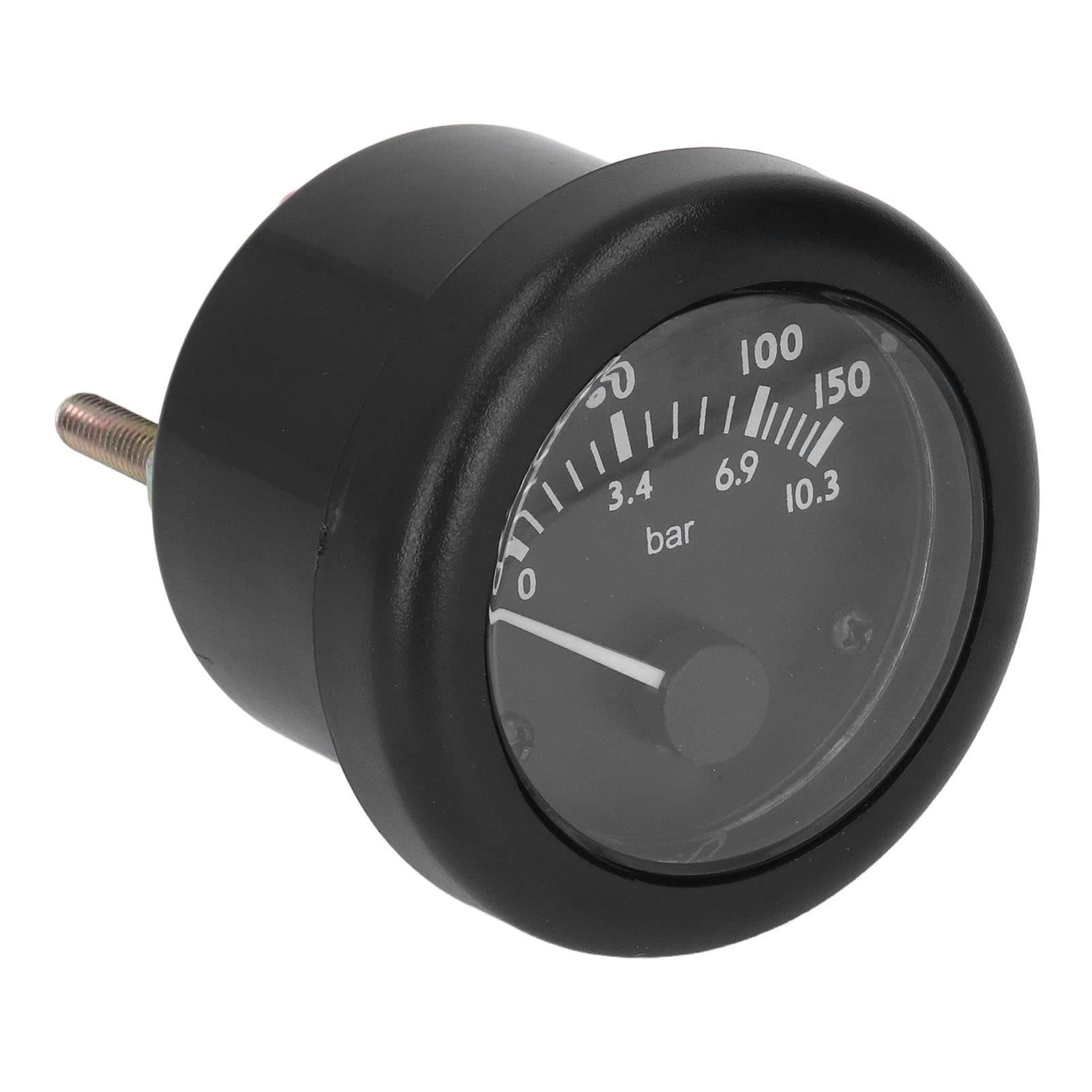 Jauge de Pression D' 0-10.3bar Accessoire de GéNéRateur 12v Jauge de Pression D' Ligne de Ceinture