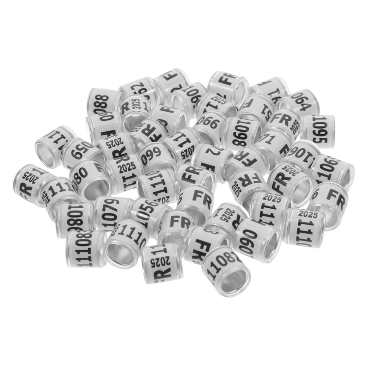 Sosoport Pigeon Rings Pigeon Identify Rings Lightweight Pigeons Leg Rings Comfortable Wear