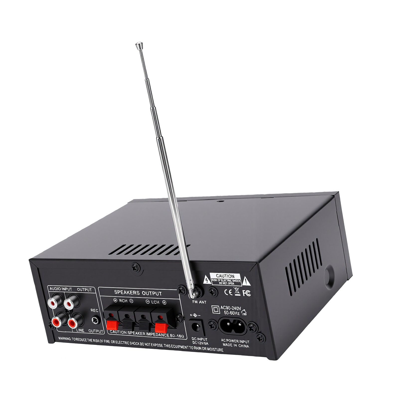 Amplificador Estéreo Bluetooth 5.0 de 2.0 Canales, Reproducción