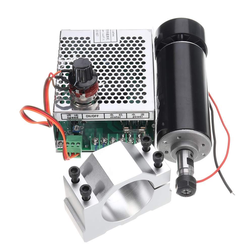Moteur de broche CNC brushless 500W à vitesse régulée pour fraisage sans vibration