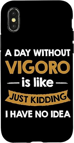 Miniatura 7 de iPhone XS Max A Day Without Vigoro es como una funda de jugador bromeando