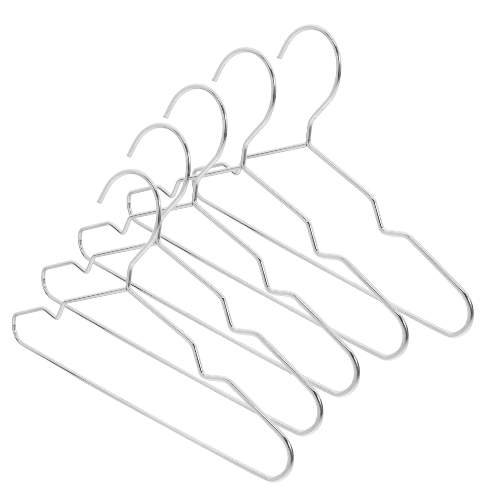 Alipis Mini Pet Clothing Rack 10pcs Steel Pet Hangers Hanger for Dog Cat Clothing Drying Rack Organizer Storage