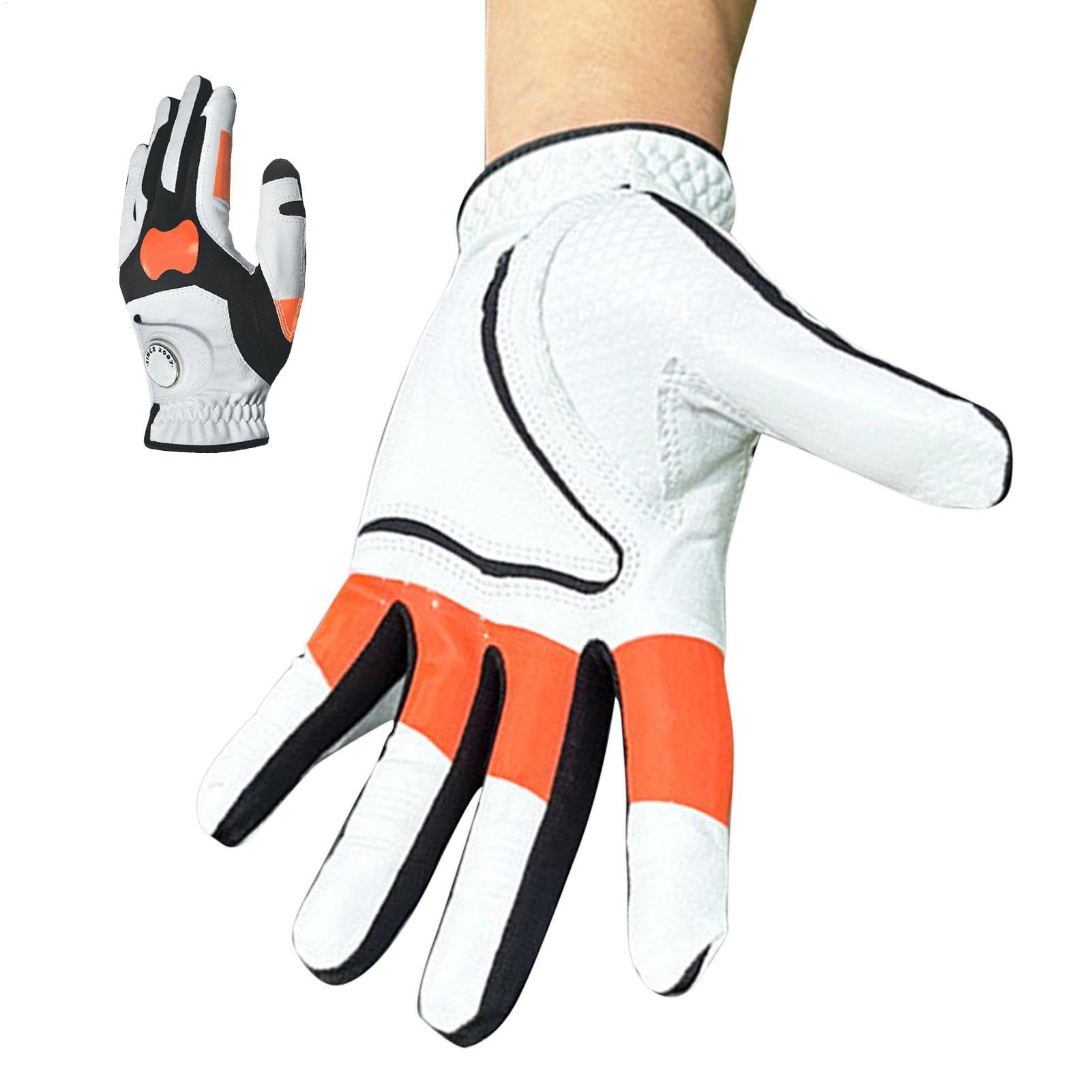 Guanto da golf, guanto da allenamento da golf, guanti da allenamento per impugnatura, aiuto per allenamento swing, guanto sinistro per allenamento da golf con attacco per migliorare lo swing e la
