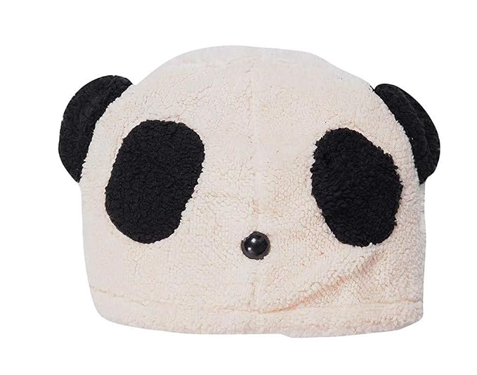 Krystle Women's Woolen Panda Cap (White 