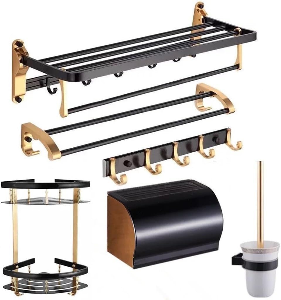 Bathroom Towel Rack, Space Aluminum Storage