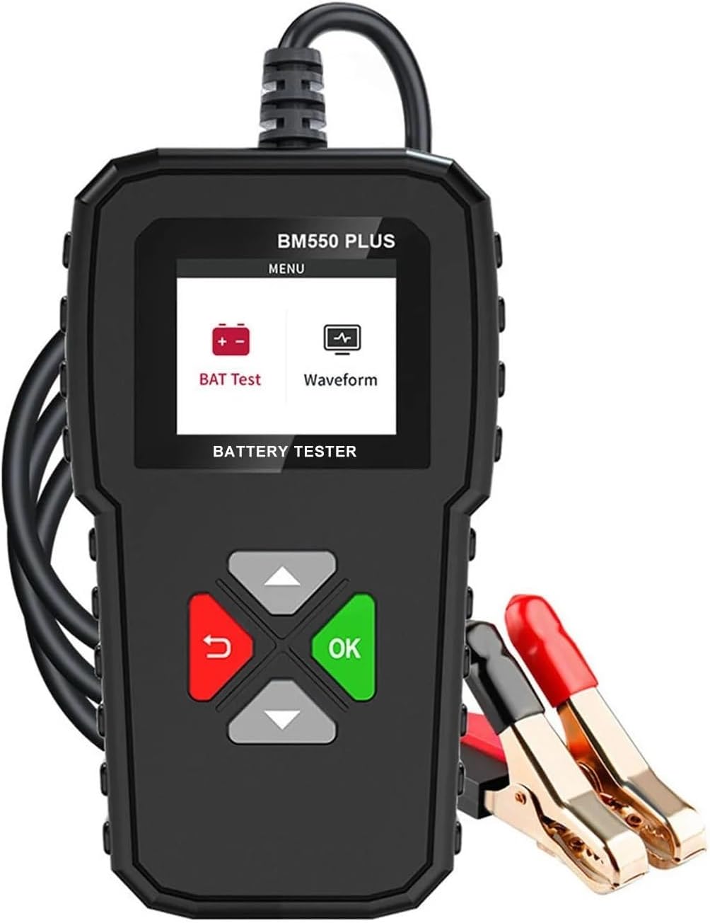 Tester obciążenia akumulatora, BM550 PLUS Tester akumulatora samochodowego 6 V 12 24 CCA SOH SOC Ekran kolorowy przebiegu Auto Battery System Detect Analyzer Tools