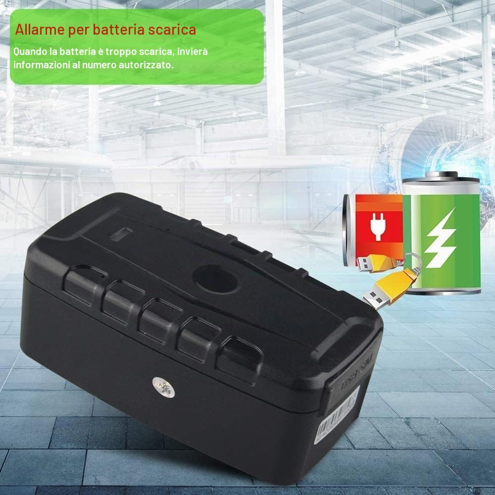 Winnes Localizzatore GPS 4G per Auto - Tracker con Forte Magnete 20000 mAh, Sistema di Monitoraggio in Tempo Reale Anti Perso con APP/Piattaforma Gratuita, TK918