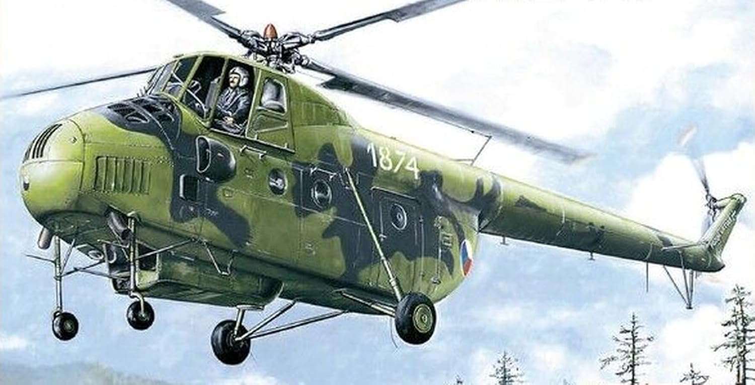 セマー Semer 1/72 Soviet Mill Mi-4 Hound Transport Helicopter Plastic Model SME72907