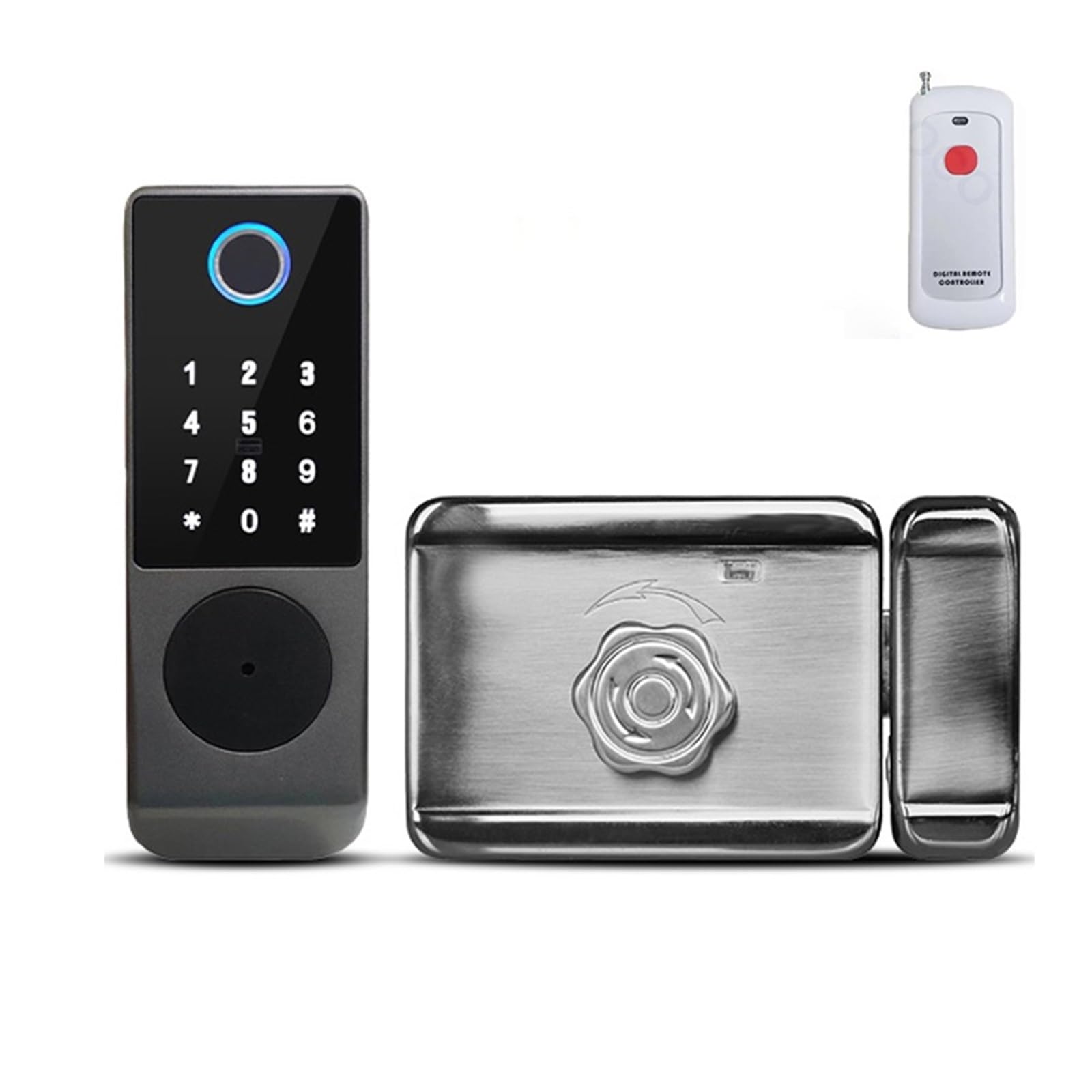 Serrure connectée Tuya Wifi étanche avec empreinte et code secret A-2 wisdom