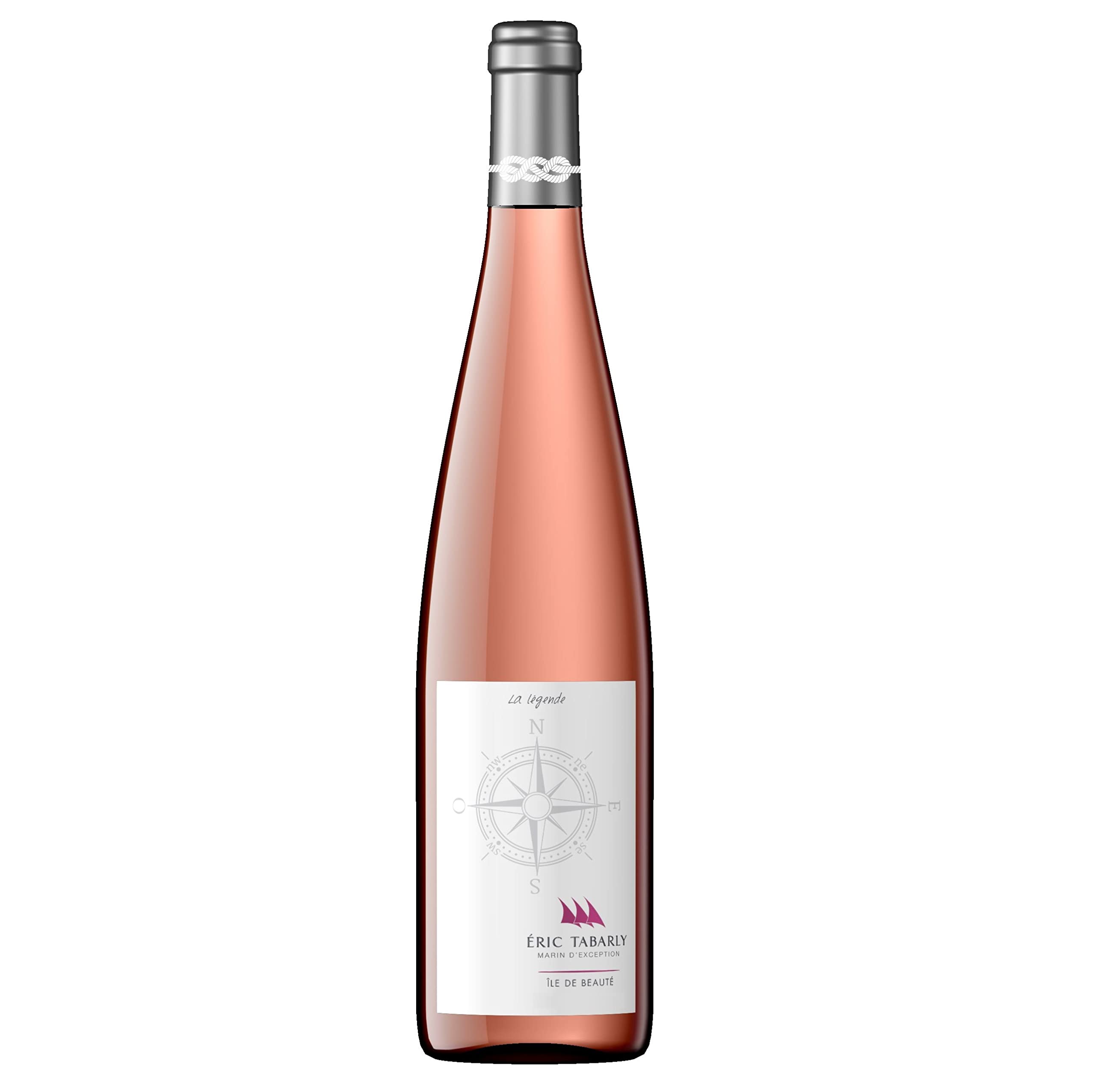 Eric Tabarly - Vin Rosé Corse - IGP Ile de Beauté - Lot de 6 bouteilles x 75 cl