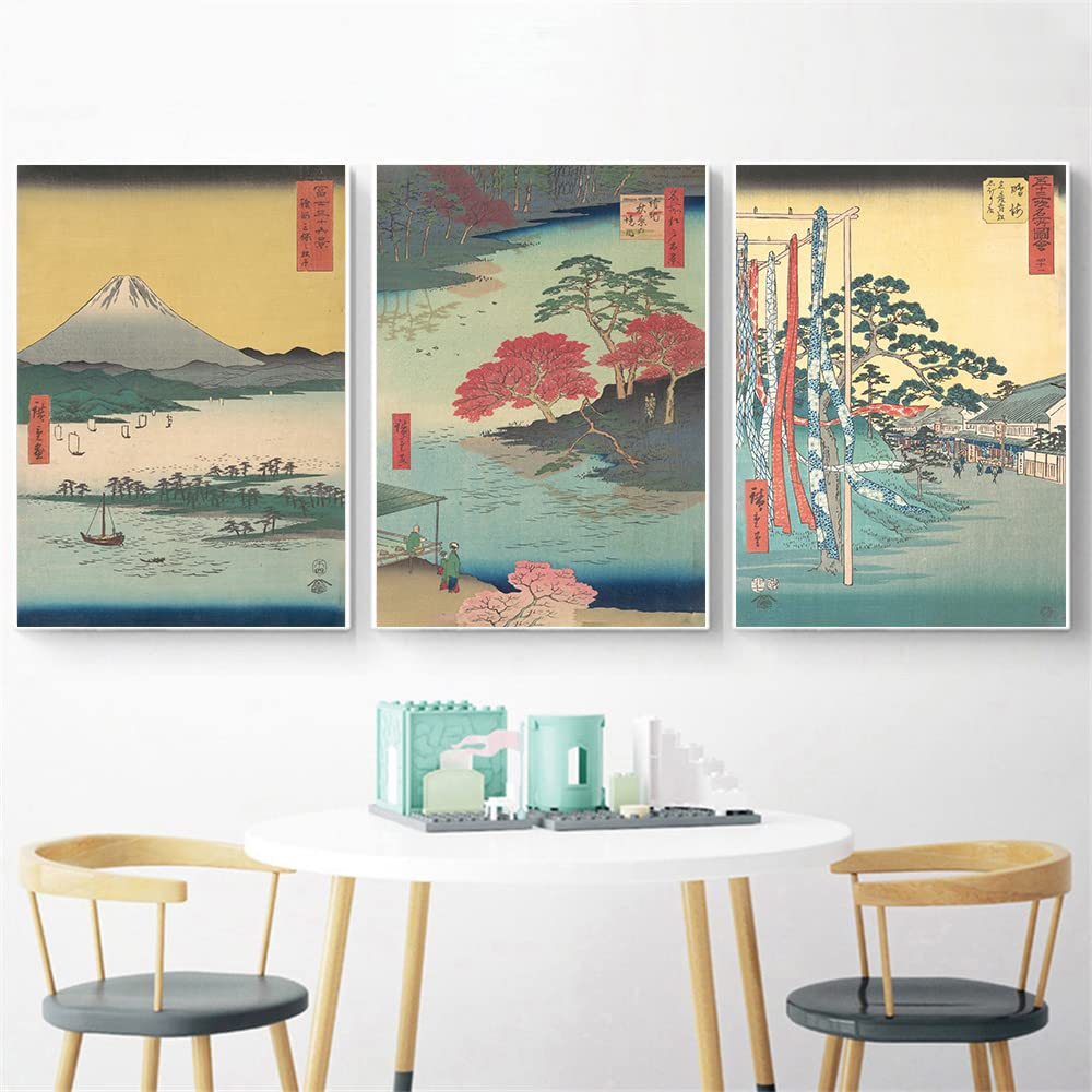 Regalo de Halloween Original Tríptico de Lienzo Estilo Japonés 6
