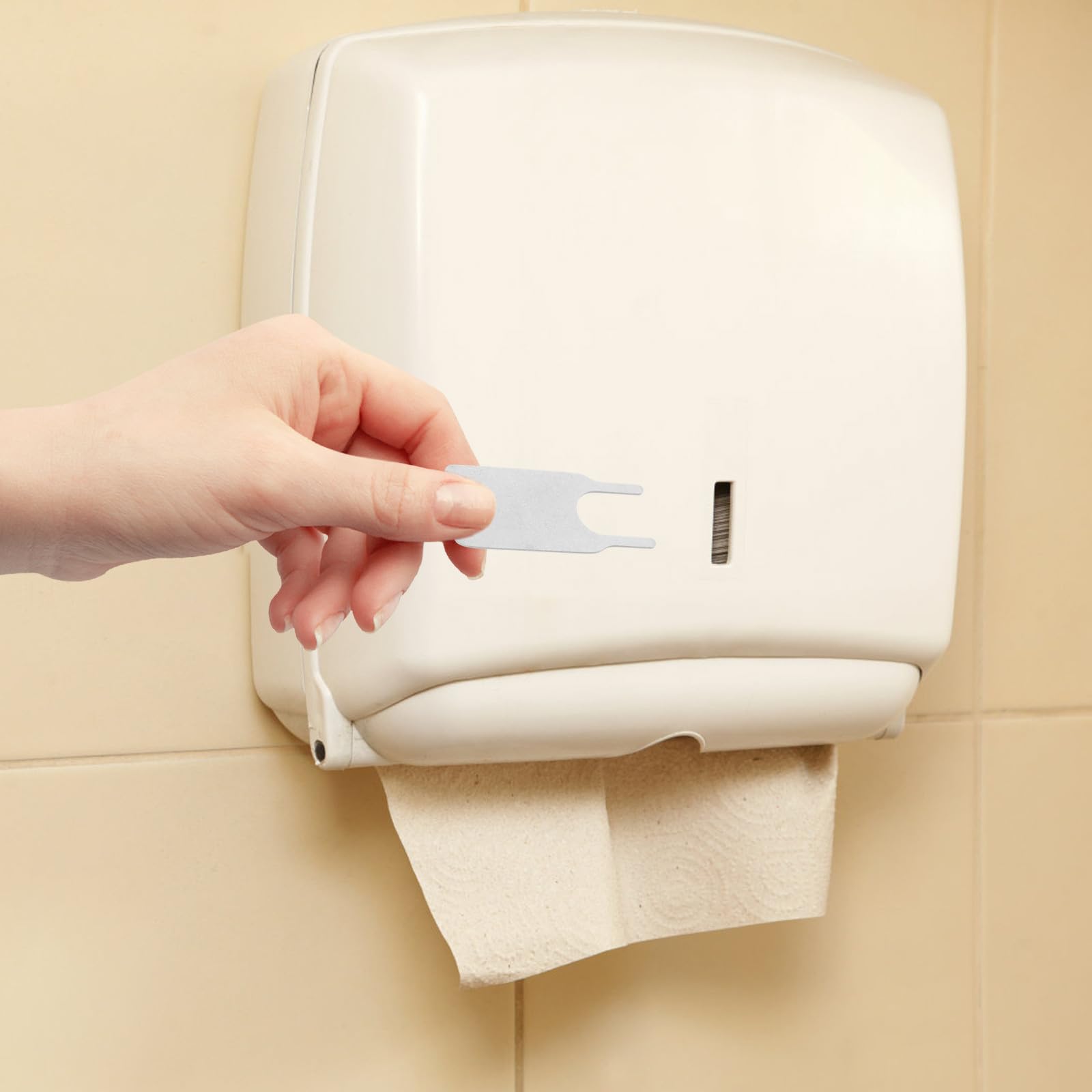 Llave de Cerradura Metálica para Dispensador Comercial de Toallas de Papel