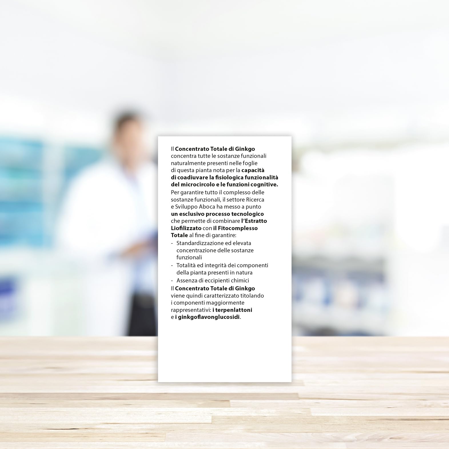 Aboca Ginkgo Concentrato Totale 50 Opercoli - Integratore Alimentare per la Fisiologica Funzionalità del Microcircolo e le Funzioni Cognitive