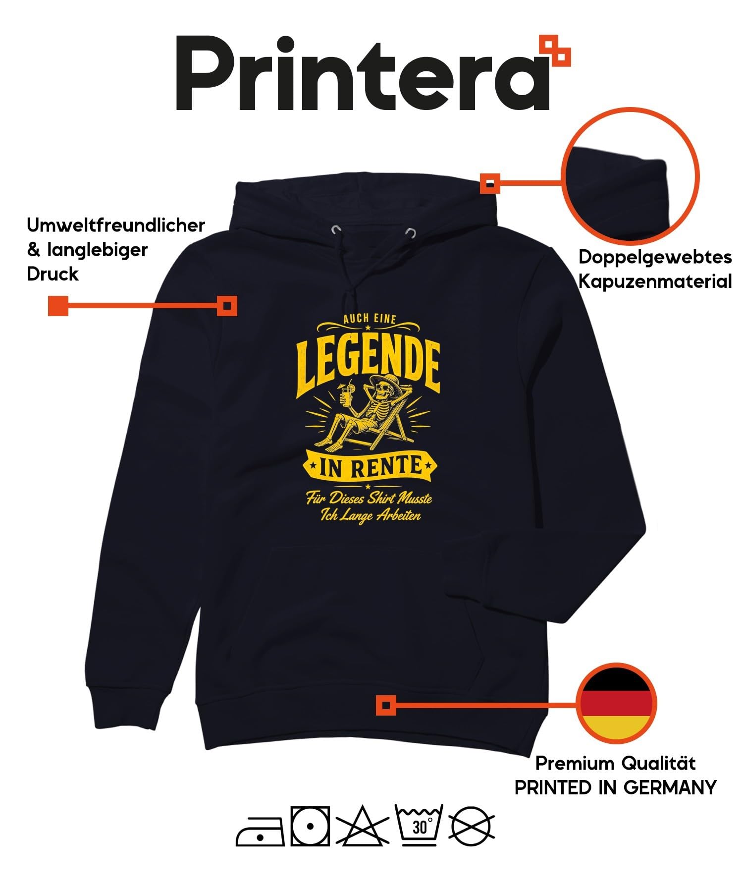 Również legenda in rente Statement Hoodie Hoodie Hoodie