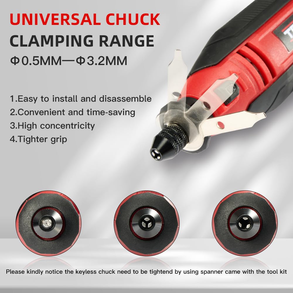 Utensile Multifunzione WADEO 8V Con 154 Accessori - Perfetto Per Fai Da Te - Foto 4