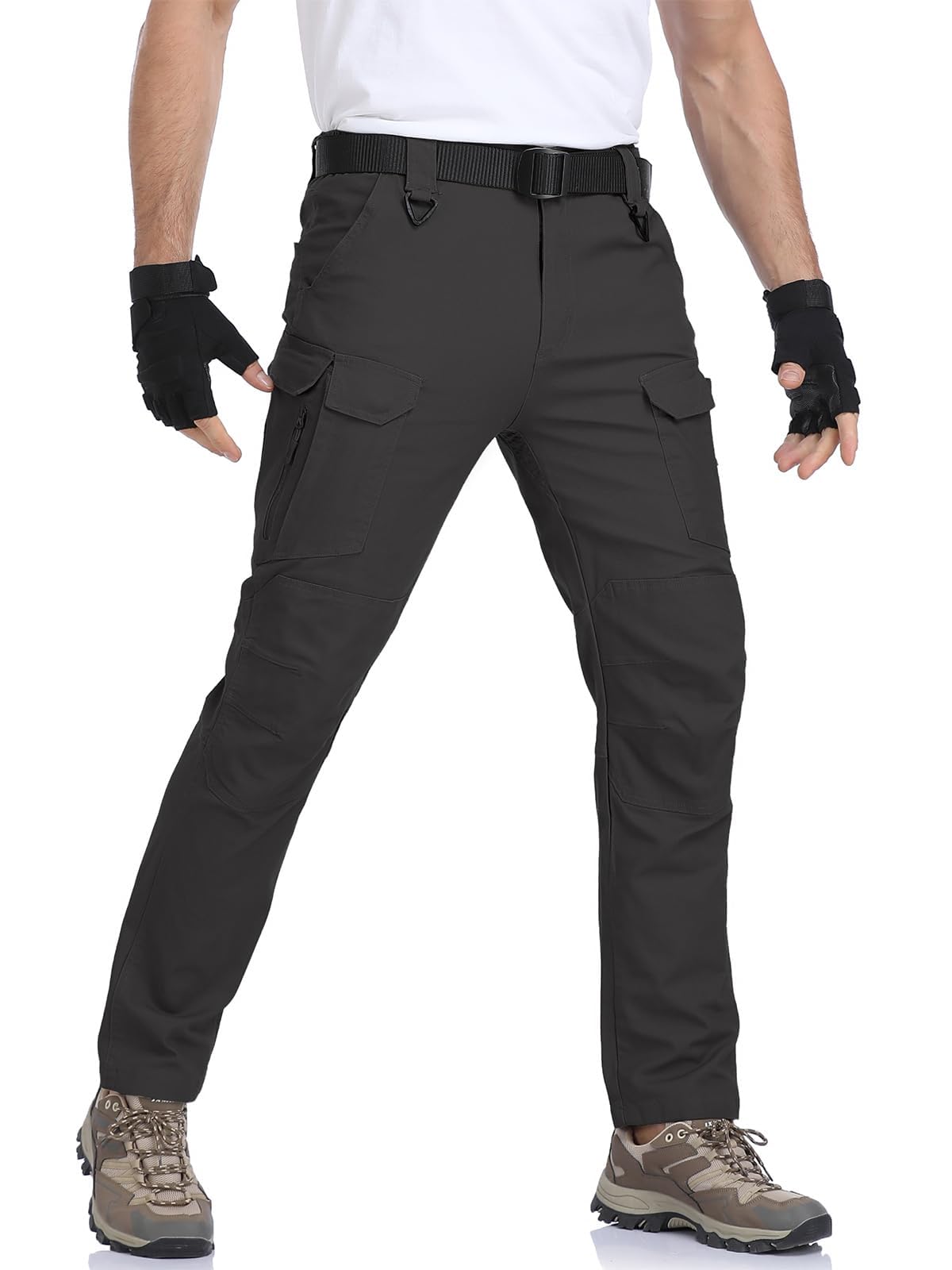 CARWORNIC Pantalones tácticos de algodón para hombre, ligeros, elásticos, militares, combate