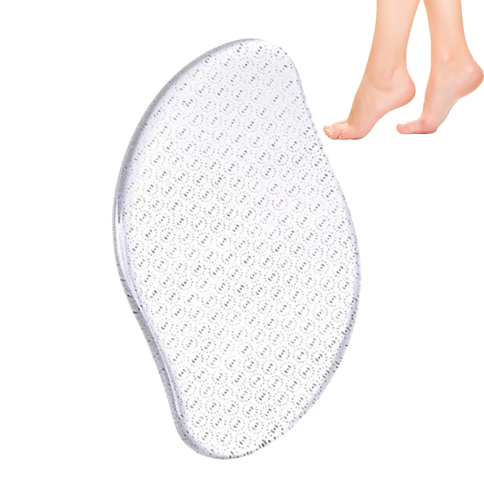 per piedi manuale, per piedi in vetro | per piedi trasparente manuale | Strumenti riutilizzabili per la cura dei piedi, rasoio portatile per calli per pelle secca, pelle dura, sporco, c