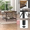 Amazon.com: Yusong Round Coffee Table for Living Room, Farmhouse Circle ...