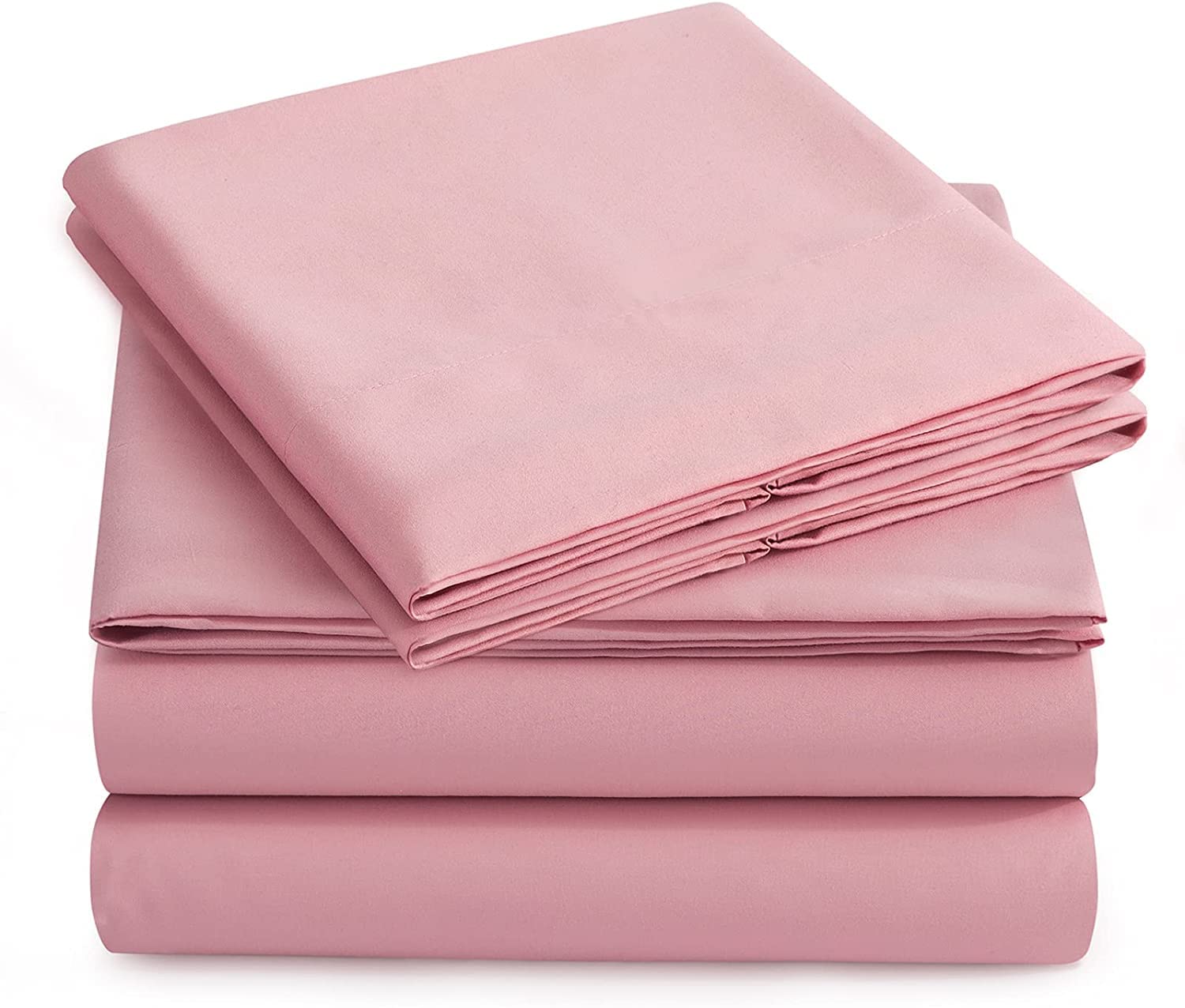 1000 TC 100 Egyptian Cotton 3 Piece Bed Sheet (1 Flat Sheet & 2