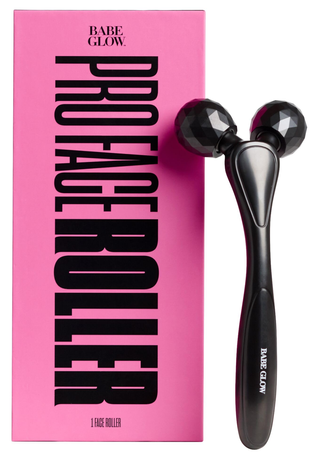 BABE ORIGINAL Facial Massage Pro Face Roller Face Massager Tool Cooling Zinc Alloy Dual-Headed Face Sculpting Tool for