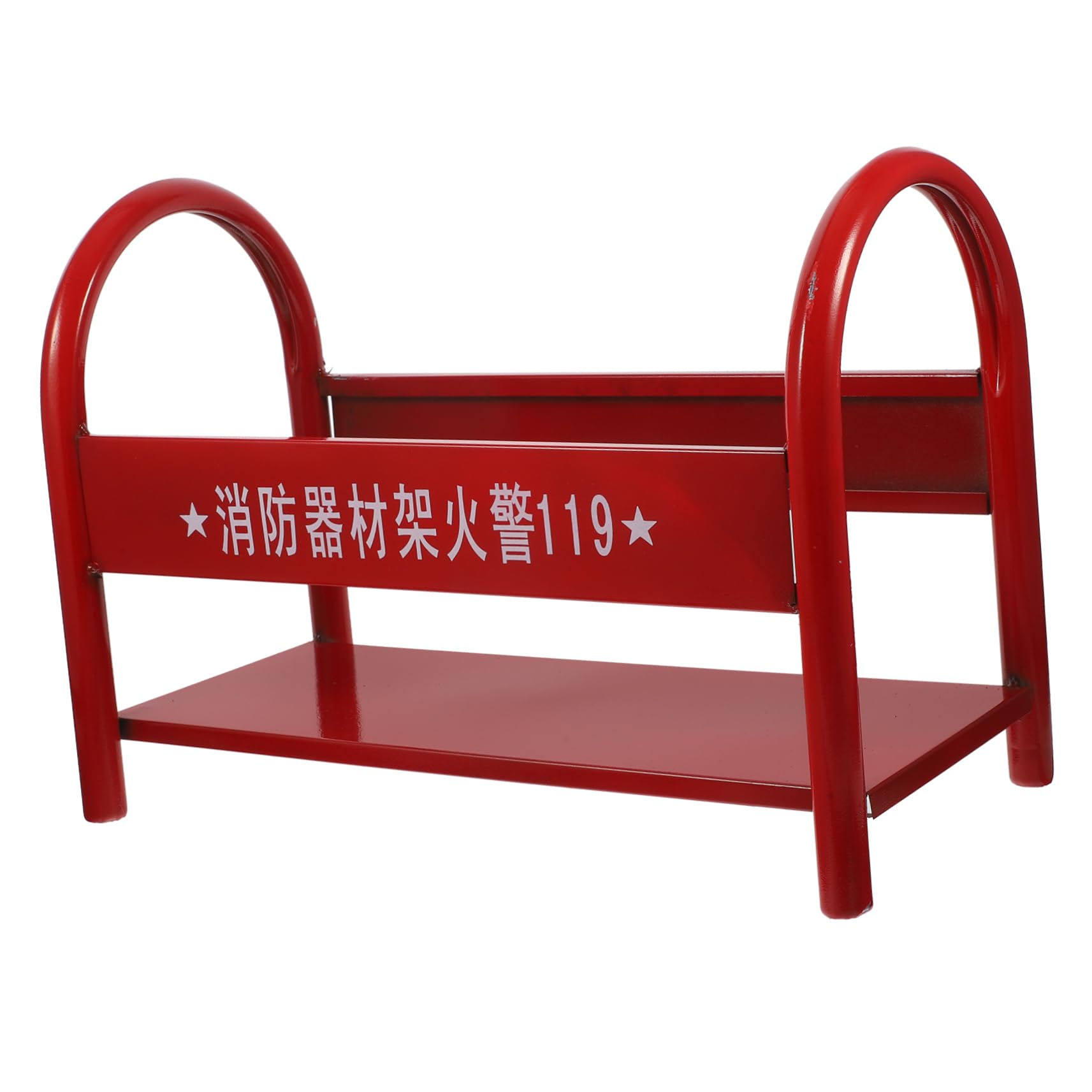 JECOMPRIS Red Iron Fire Extinguisher Holder Fire Extinguisher Holder for Storage Fire Extinguisher Storage Rack Fire Extinguisher Shelf