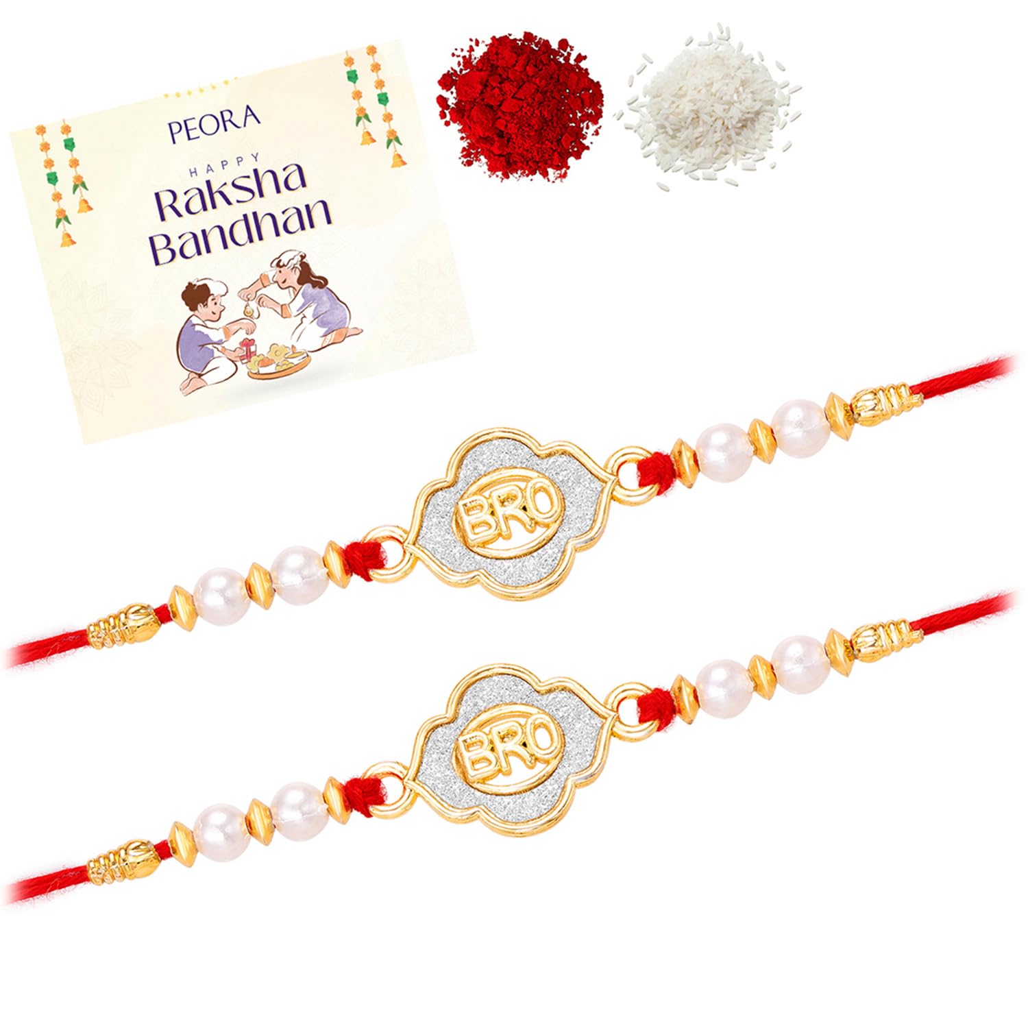 peora Rakhshabandhan BRO Thread Rakhi for Brother Bhaiya-picture-48
