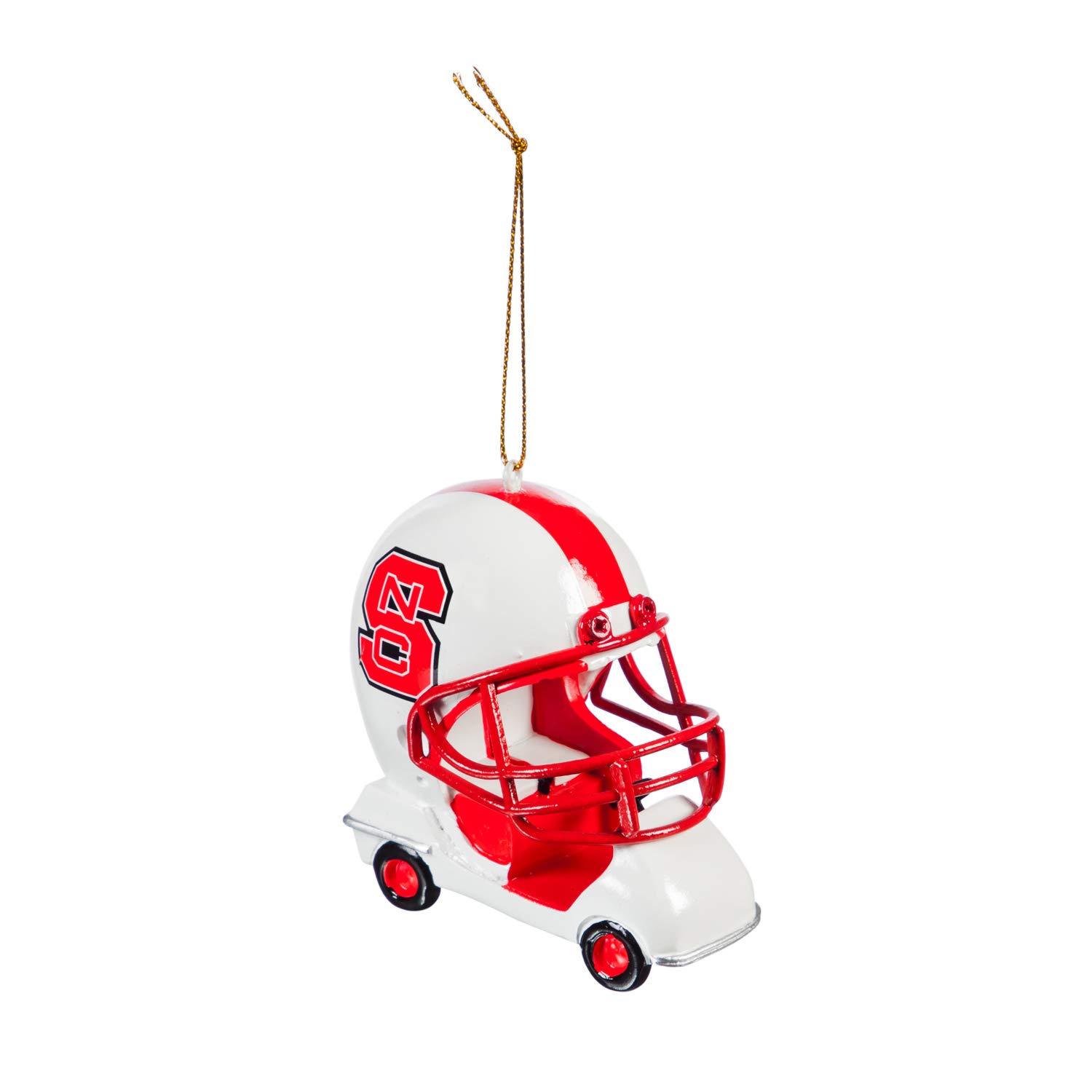 Team Sports America NC State Vintage Field Cart Team Ornament