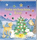 rica schaf weihnachten  Frohe Weihnachten, Rica!: Funkel-Bilderbuch mit Glitzersteinen (Bilderbuch mit integriertem Extra - Ein Weihnachtsbuch: Kinderbücher ab 3 Jahre)