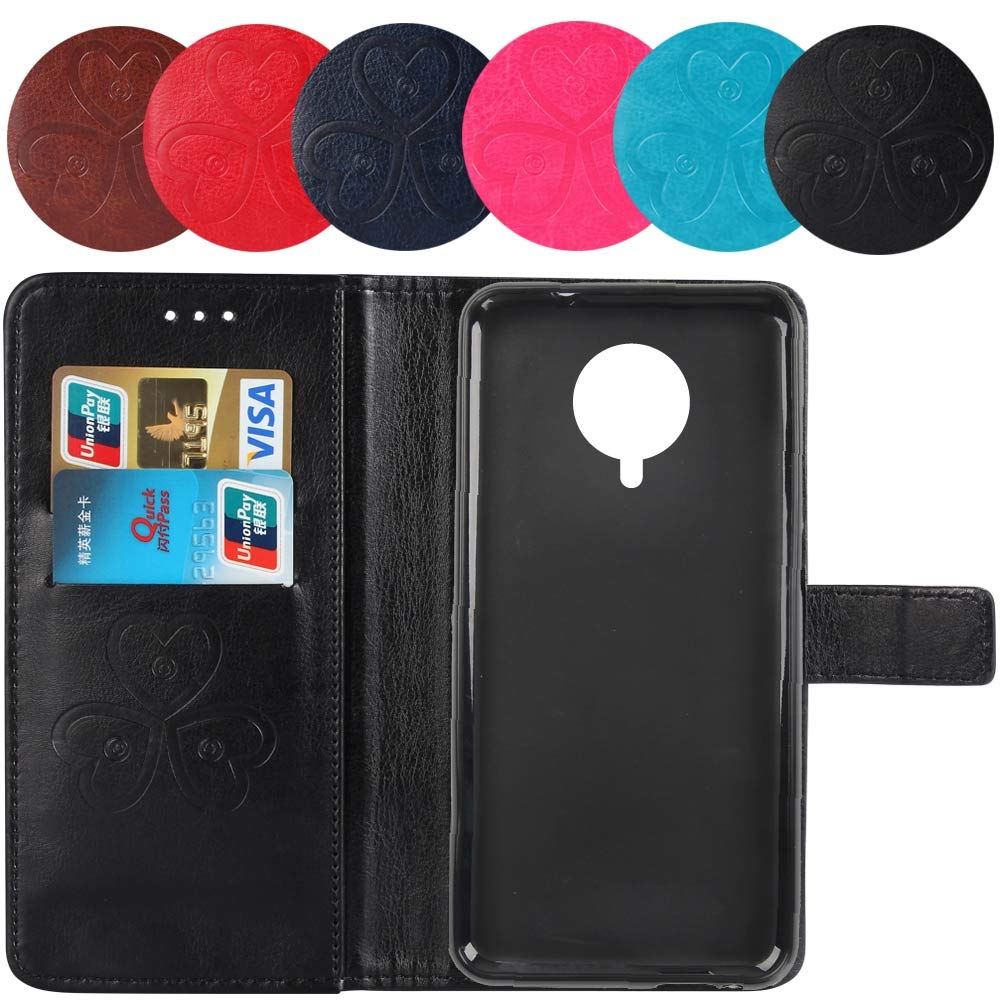 Custodia Portafoglio In Pelle Con Stand Per Hafury K30 PRO, Copertina Con Slot E Chiusura Magnetica, Marrone