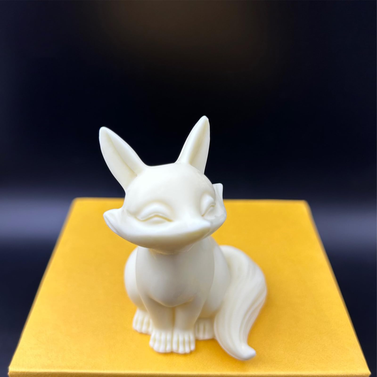 Amazon.co.jp: OBOROZUKI 狐の置物 インテリア 置物 オブジェ 開運