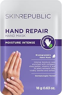 Skin Republic Hand Mask – Moisturizing Gloves with Collagen