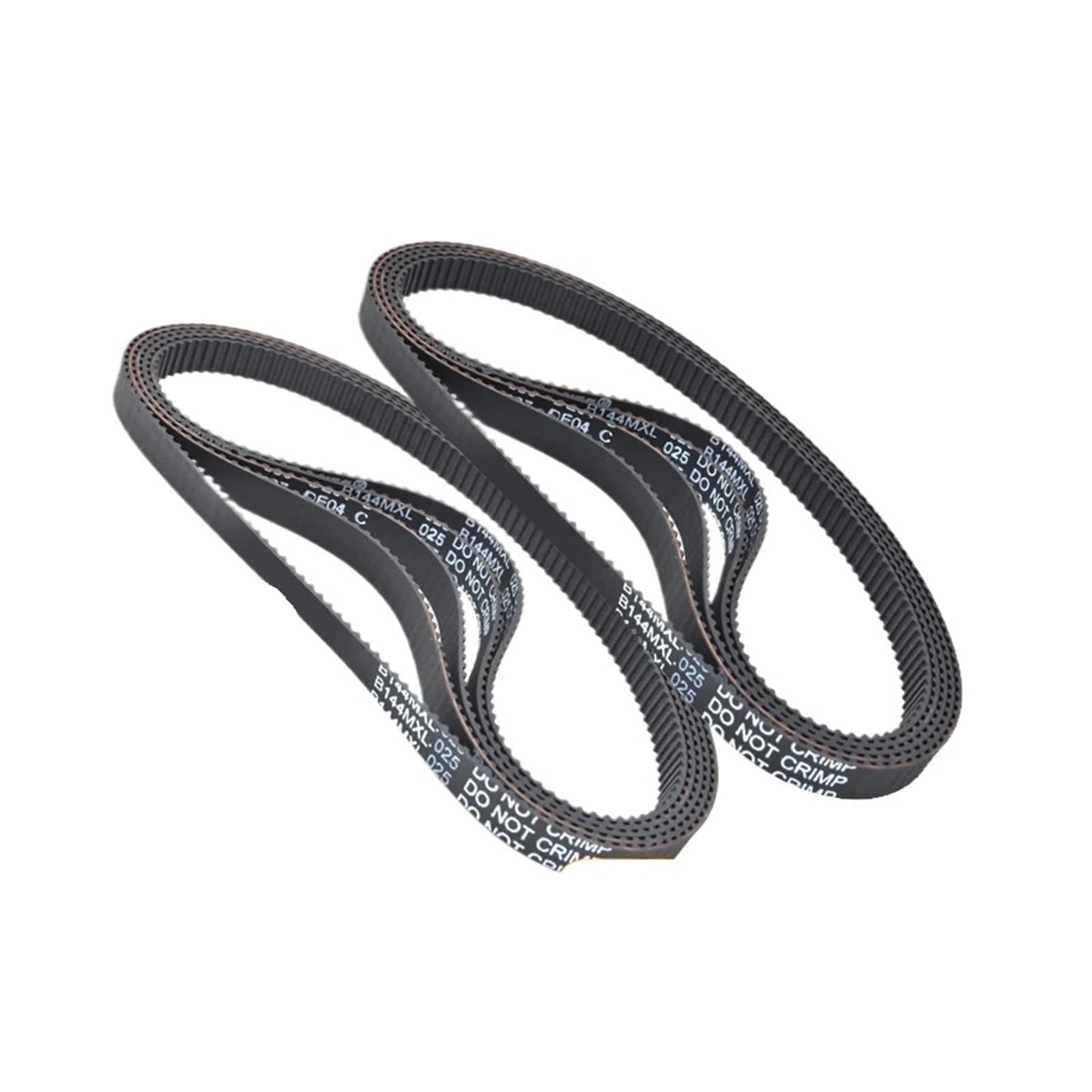 Courroie synchrone B138MXL en caoutchouc de 9mm de large à boucle fermée