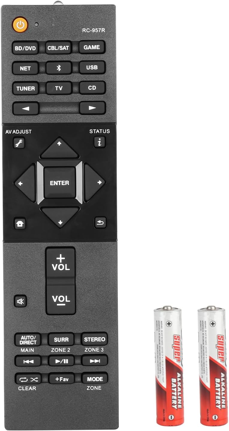 RC957R Remote Control Compatible with Pioneer VSXLX102