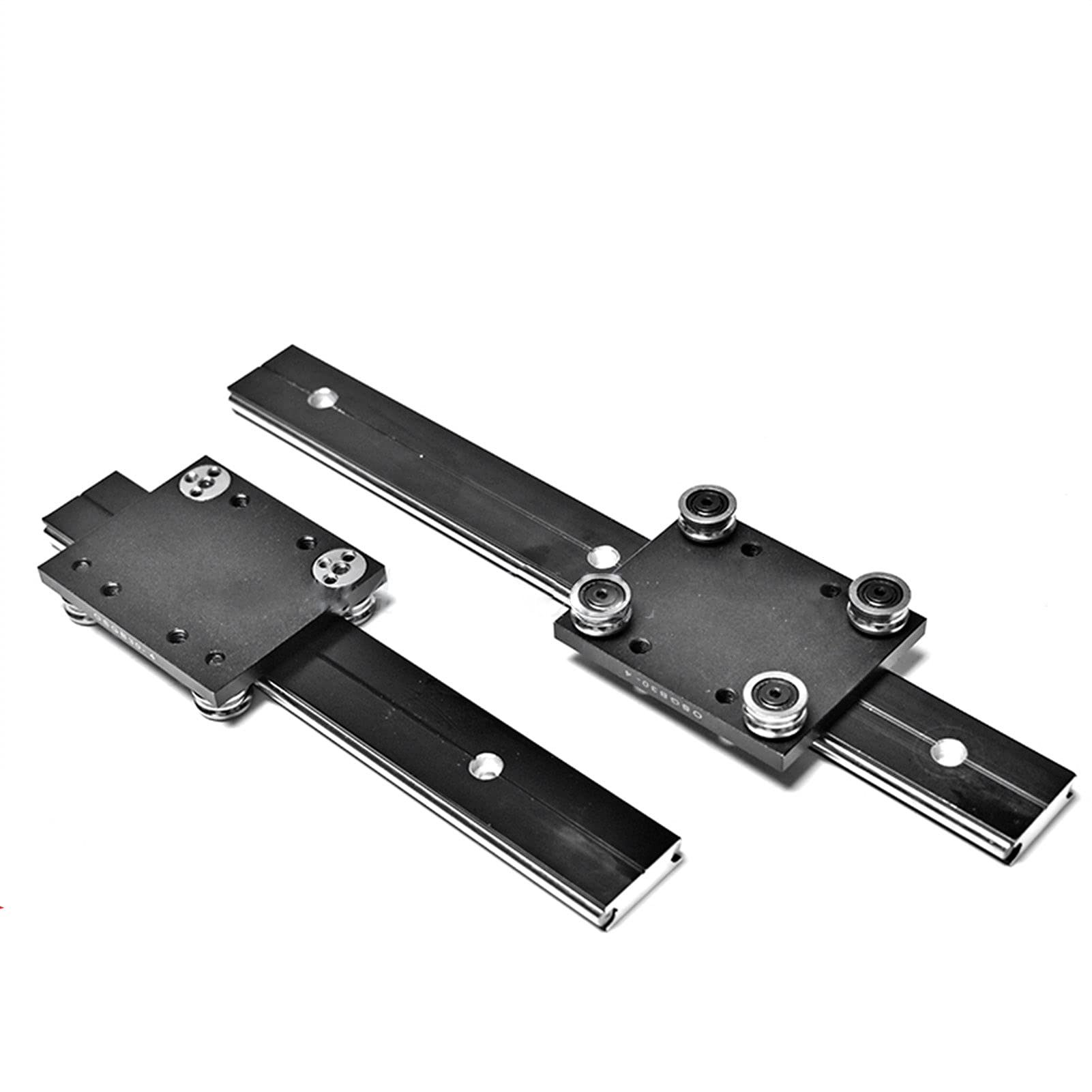 zxxin-Guides linéaires 1pcs osgr30 L = 250 / 300mm + 1pcs Block OSGB30UU, Rail de Guidage linéaire à Rouleau en Aluminium de 30 mm, Guide linéaire à Double axe Externe Haute précision