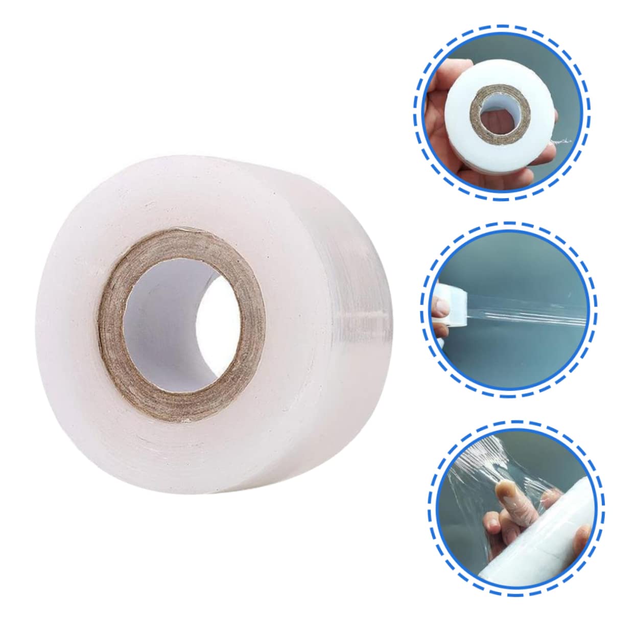 Milisten 2 Sätze Pflanzenband Selbstklebendes Grafting Tape Transparent Für Obstbäume Und Pflanzen Dehnbar Flexibel Für Veredelungsarbeiten 4 Rollen * 2