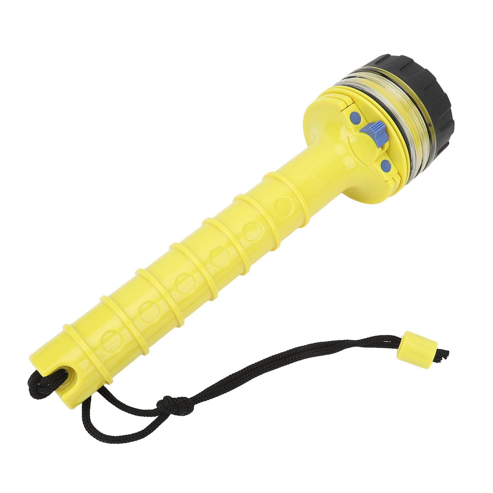 Torcia Sommergibile a LED, per Campeggio Subacqueo e Avventure Notturne con Elevata luminosità visibilità Ottimale
