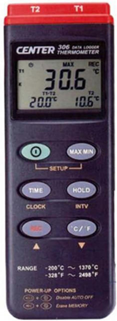 SSEYL CENTER306 K Type/Dual Input/Datalogger/PC Digital Thermometer CENTER-306