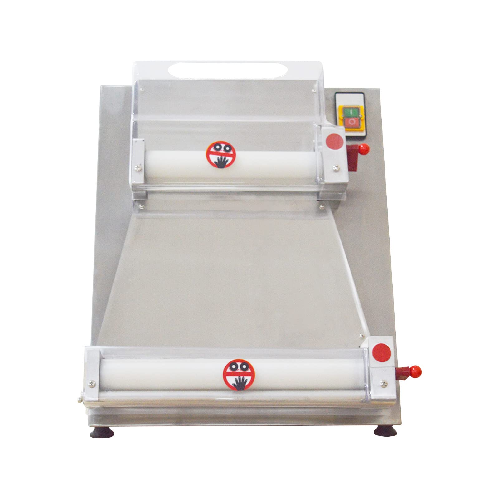 HayWHNKN Electric Pizza Dough Roller Sheeter Commercial Pizza Press Machine 15.7'' Pastry Press Making Machine 110V 370W