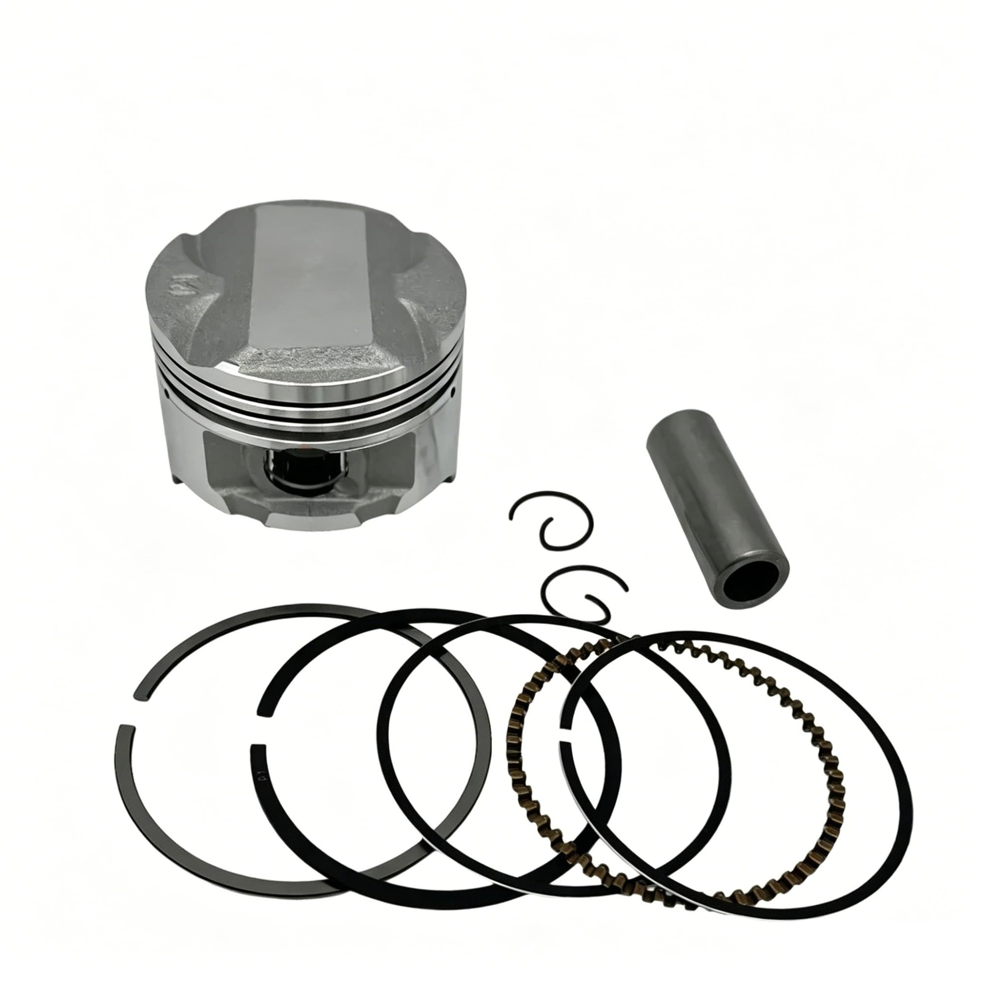 Fasce Elastiche Per Daelim Per VF125 Per VT125 Per VF 125 (4 Valvole) 56,75 Mm 57 Mm 57,25 Mm 57,5 ​​mm Alesaggio 56,5 Mm STD Kit Fasce Elastiche Pistone(75 (57.25mm))