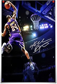Kobe Bryant Canvas Wall Art Poster Kobe Gigi Legendary Basketball Player Posters Inspirational Sports Superstar Oil Painting Posters Modern Room Wall Decor for Bedroom Office Dorm (SC-01,16x24in(40x60cm))