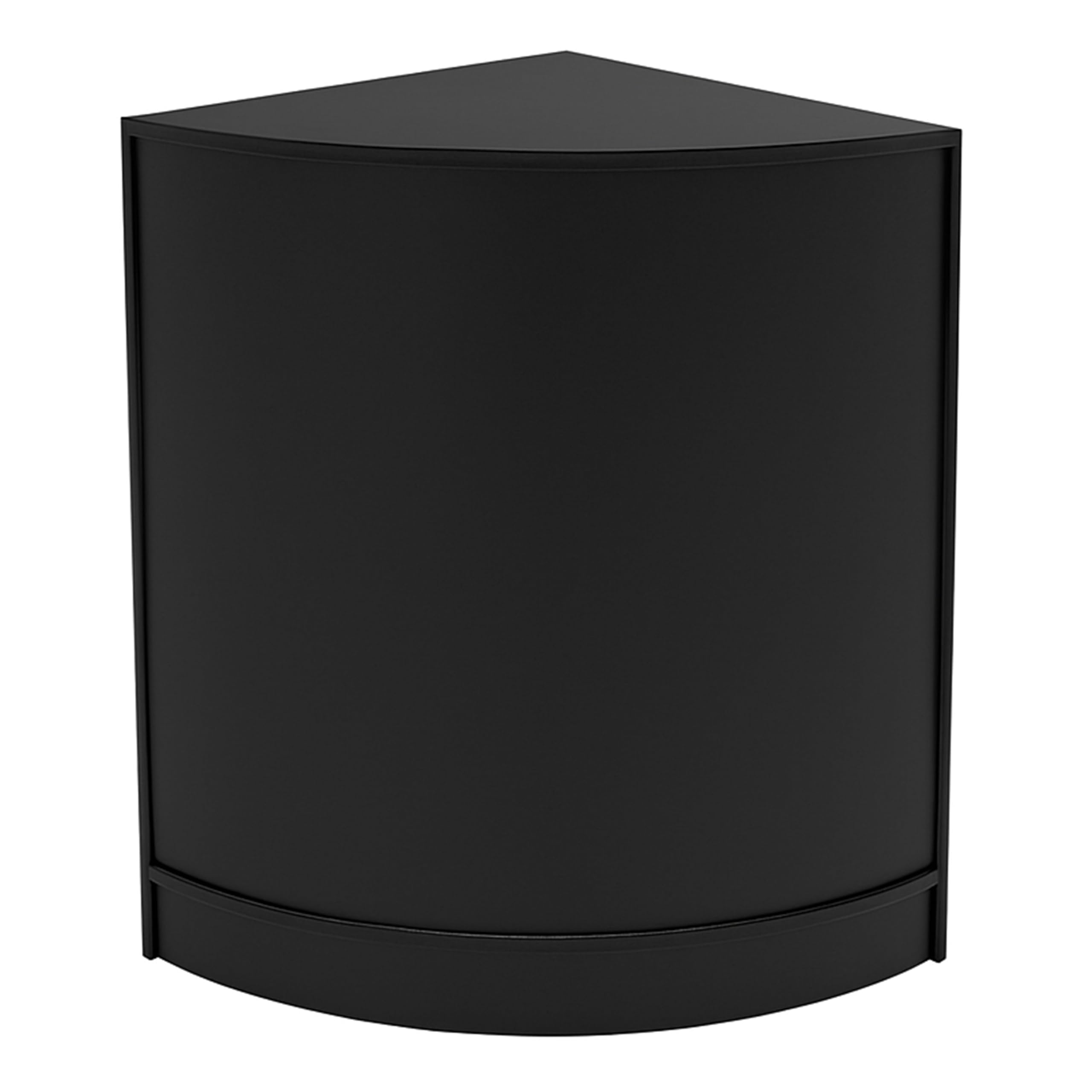 Set Banconi Neri con LED Vega K1200 C1200 CM60 TB60 - Vetrina con Serratura, Chiavi, Ante Scorrevoli, Mobile Cassa, Espositori in Vetro Illuminati per Gioielli, Abbigliamento e Accessori