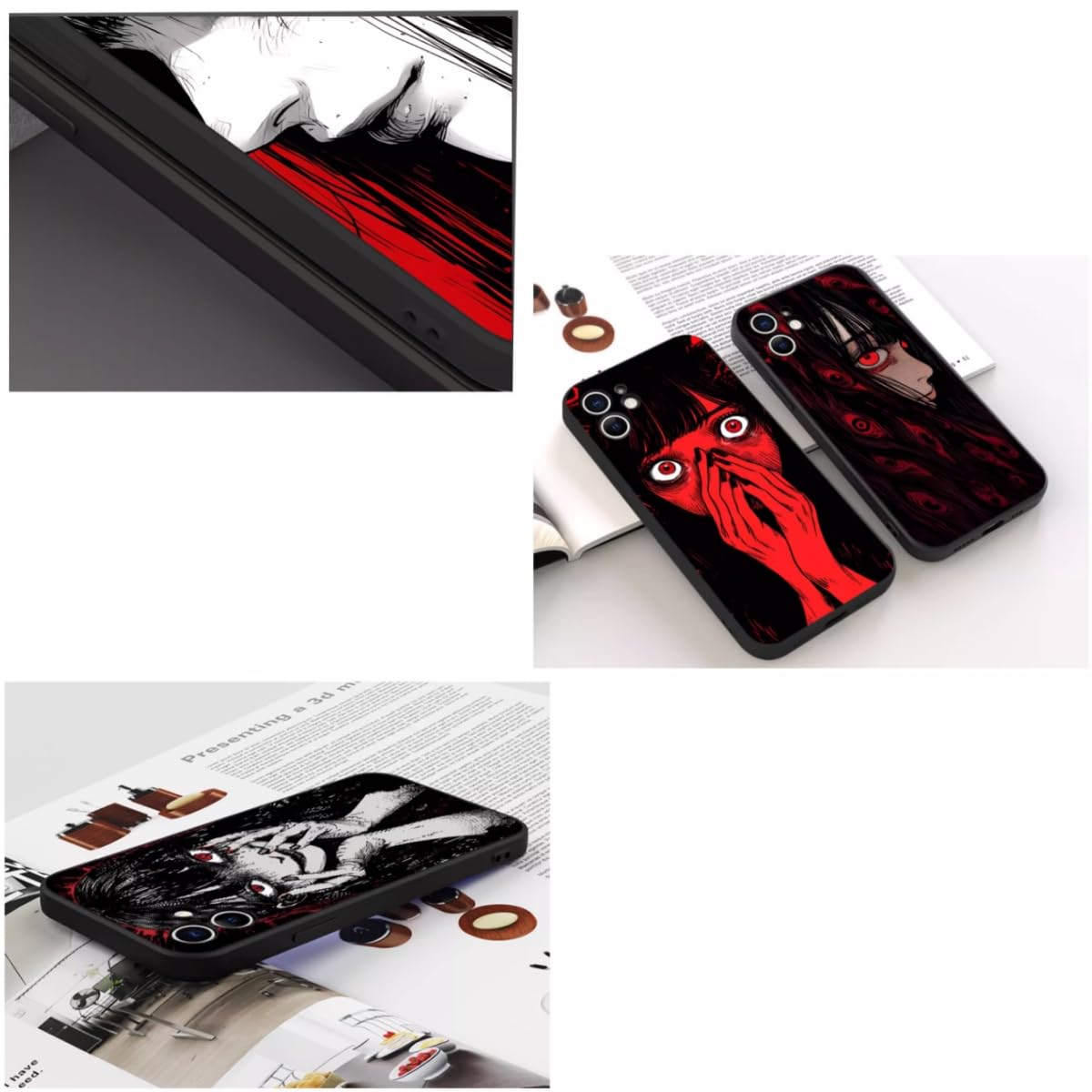 Amazon.co.jp: 伊藤潤二 川上富江 スマホケース iPhoneケース