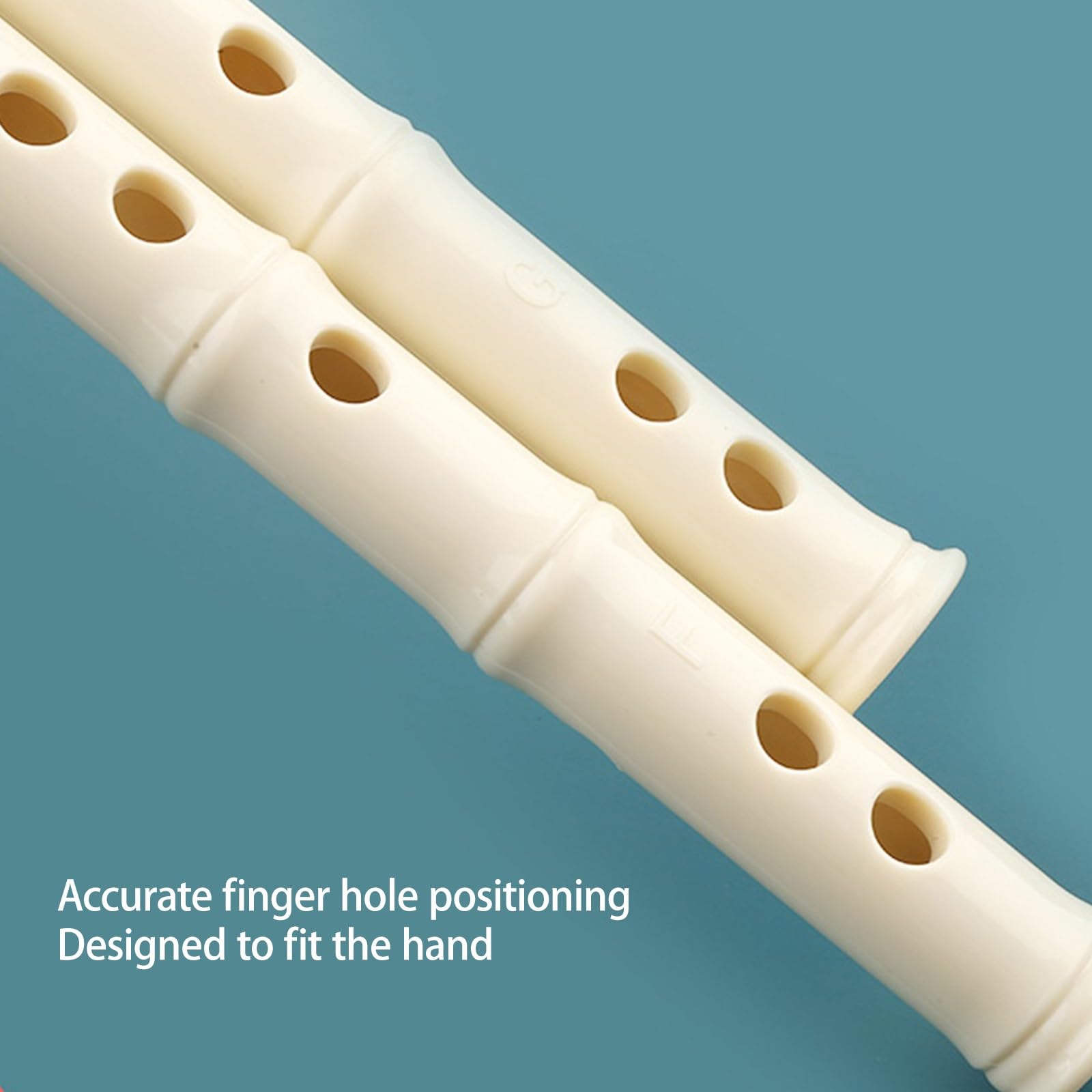 Doble Soplo Flauta De Bambú Flauta Dulce Para Niños Adultos Flauta Soprano Digitación Alemana Principiante Flauta Arpa Para Clases De Música Práctica En Casa(F key/F key)