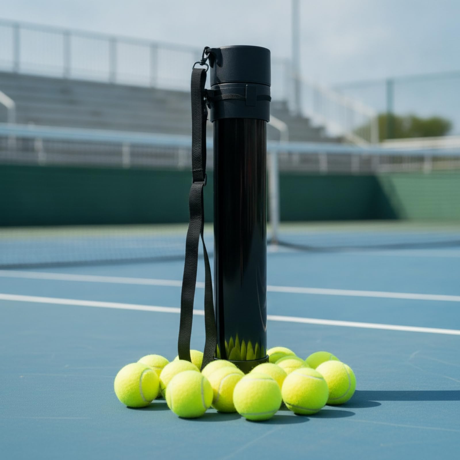 predolo Tubo Recogedor Cilíndrico | Recogedor Pickleball, Portátil, para Entrenamientos, tas