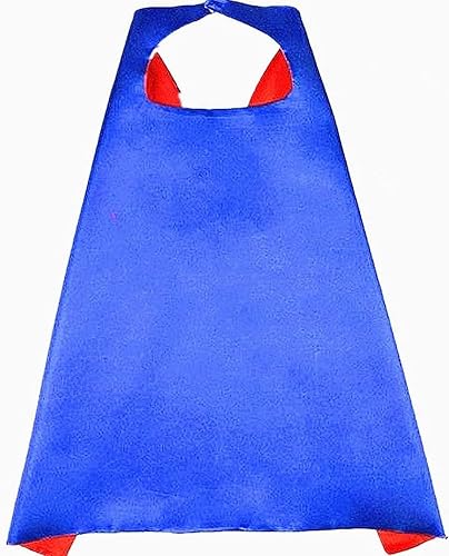 AICOC Capas y máscaras de superhéroe para niños disfraces de doble cara Navidad Halloween cosplay regalo para niños y niñas